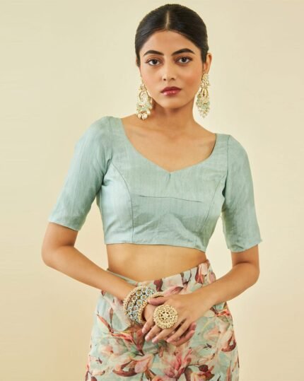 Ajrak Print Khesh Cotton Saree